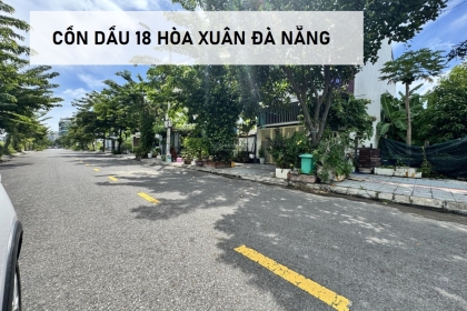 BÁN LÔ ĐẤT CỒN DẦU 18 HÒA XUÂN - GIÁ 5 TỶ 4 TL