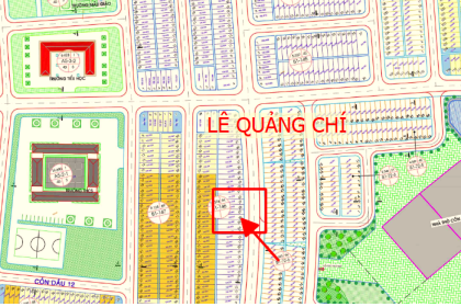 BÁN LÔ ĐẤT MẶT TIỀN LÊ QUẢNG CHÍ - 9 TỶ 450
