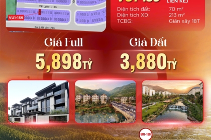 BÁN NHÀ 4 TẦNG VU1 - 159 PHÂN KHU BẠCH VÂN - 5 TỶ 898