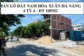 BÁN LÔ ĐẤT NAM HÒA XUÂN - 4 TỶ 4